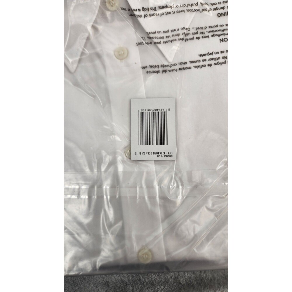 Mango Women's XS White Regular Cotton Lyocell Blend Shirt NWT - Picture 2 of 6